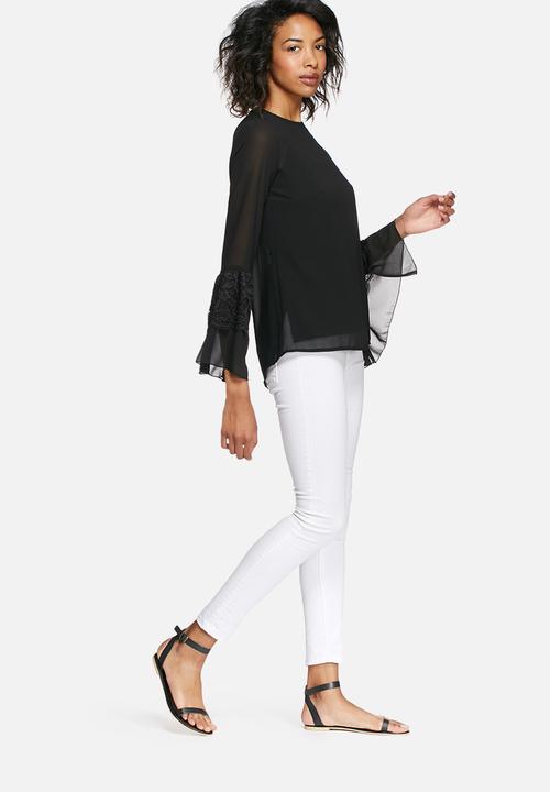 dailyfriday - Lace trim top