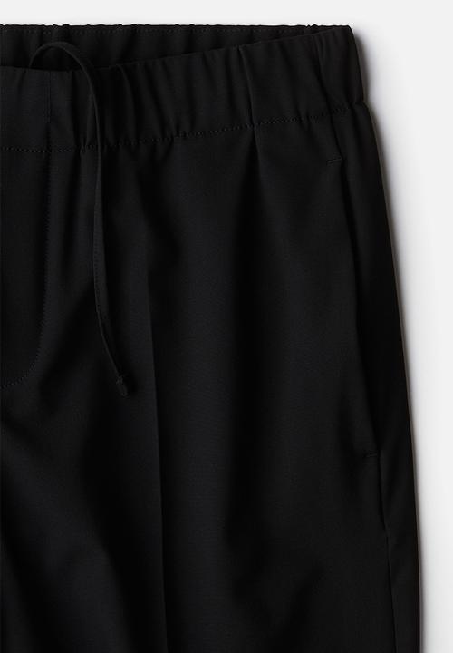 H&M - Relaxed fit trousers - black
