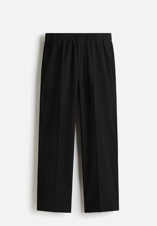 H&M - Relaxed fit trousers - black