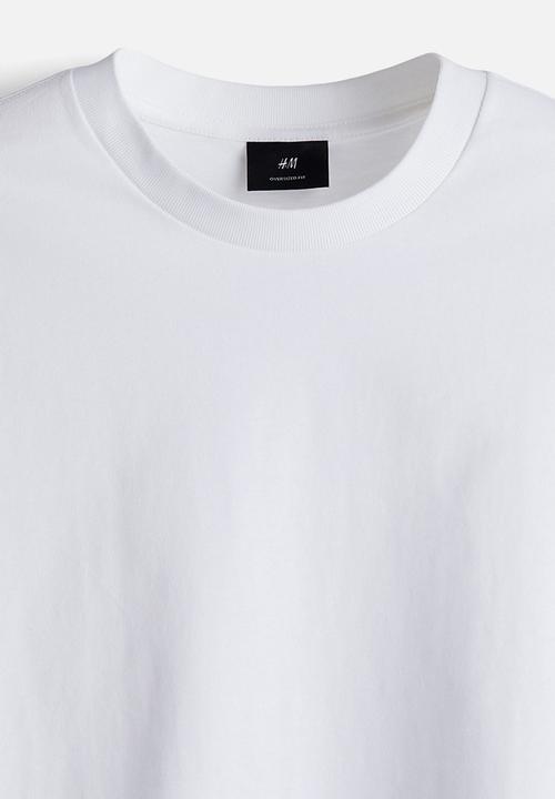 H&M - Oversized fit t-shirt - white