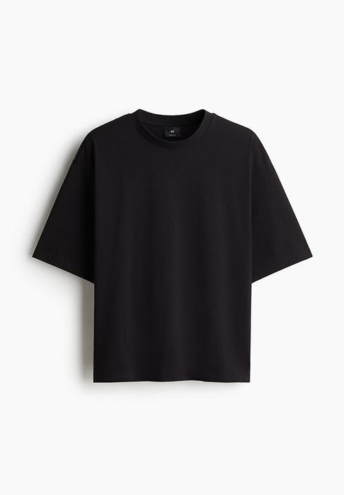 H&M - Oversized fit t-shirt - black