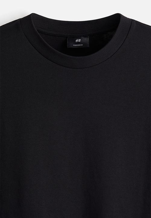 H&M - Oversized fit t-shirt - black