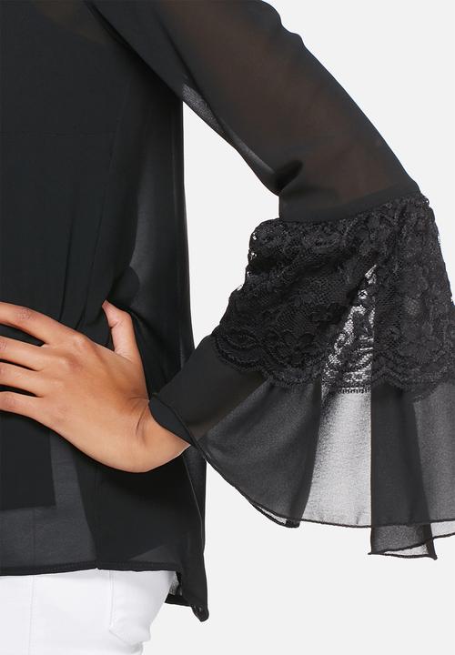 dailyfriday - Lace trim top