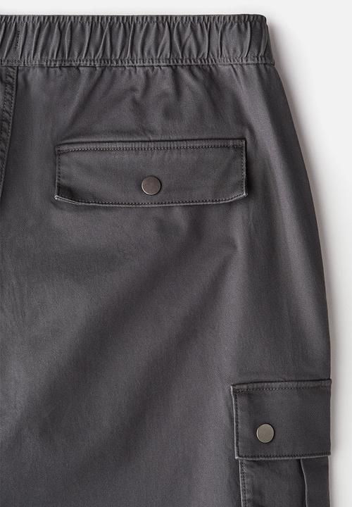 H&M - Loose fit cargo trousers - dark grey