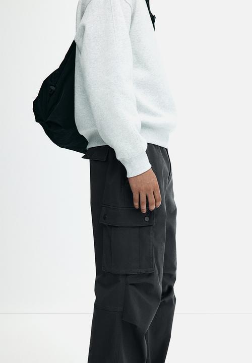 H&M - Loose fit cargo trousers - dark grey
