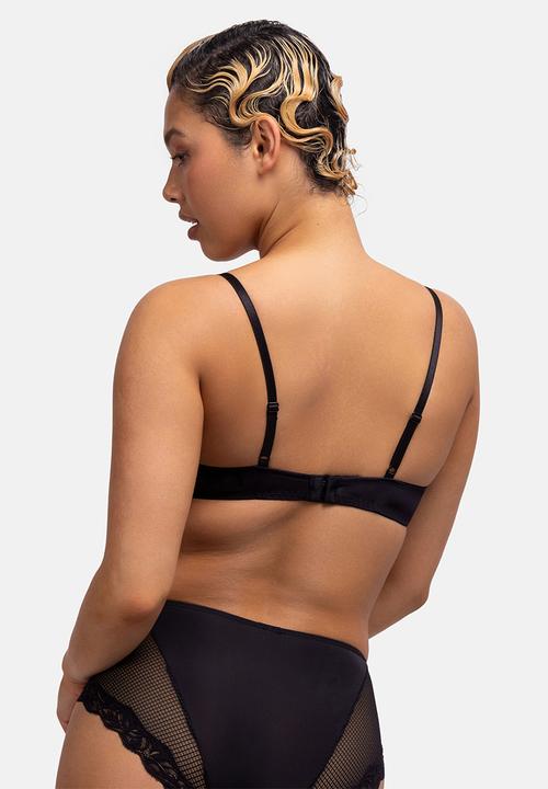 DORINA - Chloe light padded demi 2 pack bra - black & blush