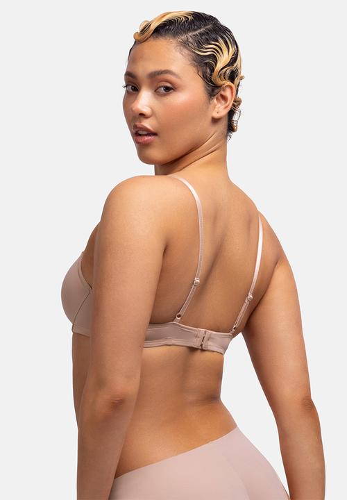 DORINA - Chloe light padded demi 2 pack bra - black & blush