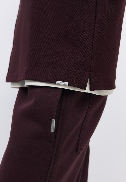 H&M - Loose fit brushed resort shirt - plum purple