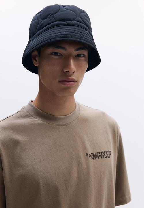 H&M - Loose fit washed t-shirt - dark beige le triangle d'or 