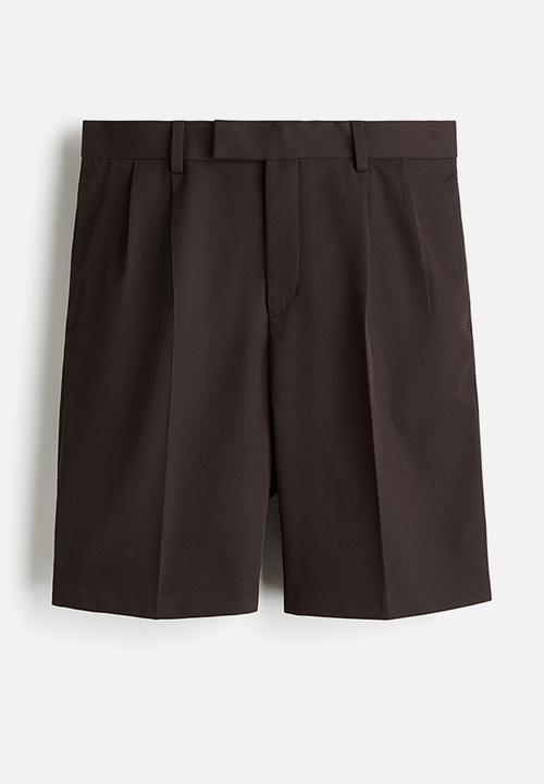 H&M - Relaxed fit twill bermuda shorts - brown