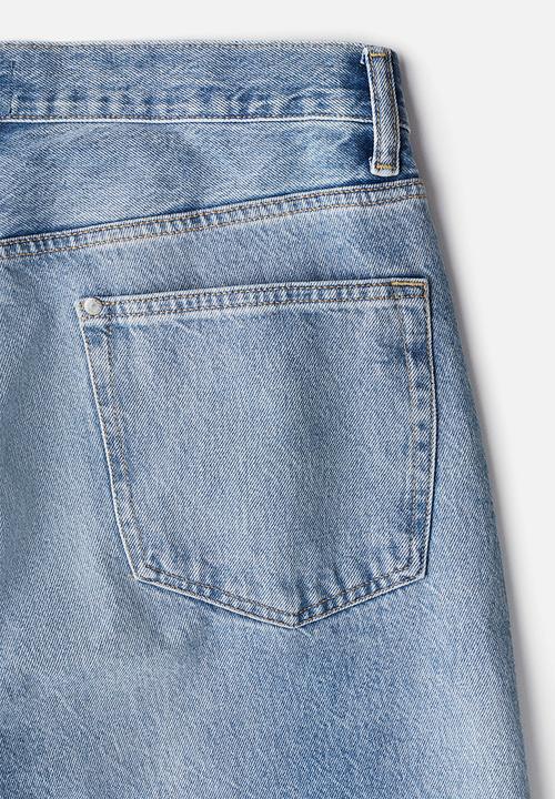 H&M - Loose straight jeans - light denim blue