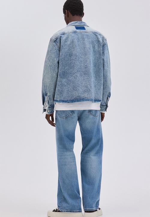 H&M - Loose straight jeans - light denim blue