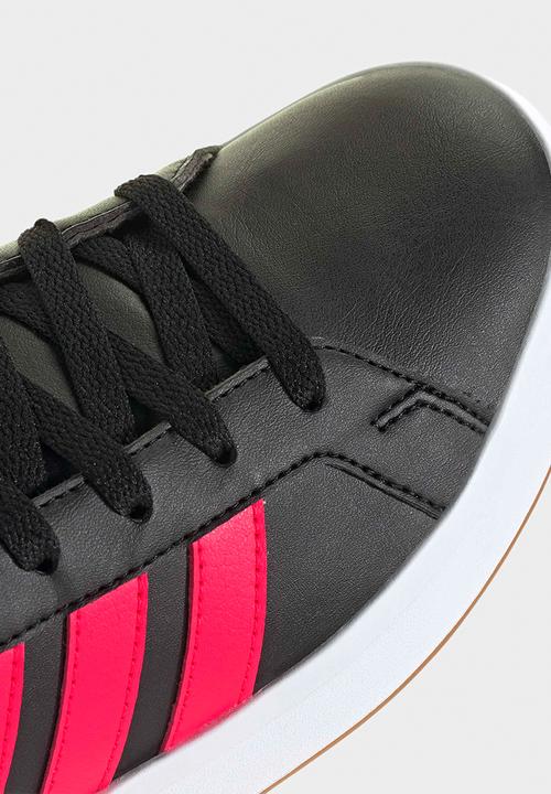 Grand court 3.0 j - core black/lucid red/lucid lemon