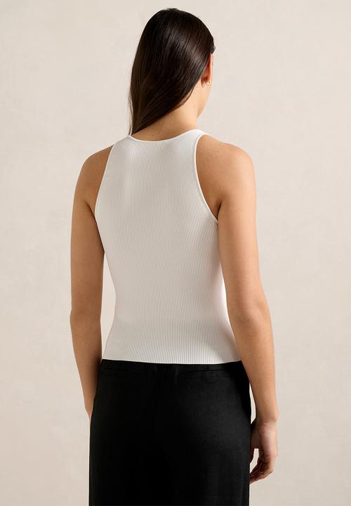 Forever New - Carla Racer Knit Rib Tank Top