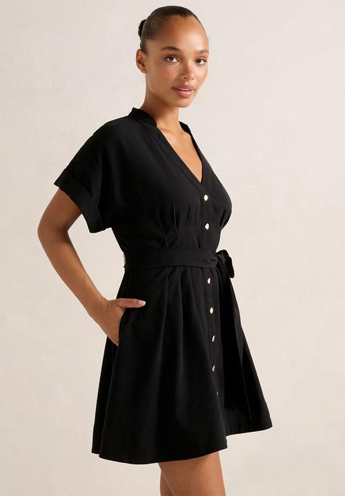 Forever New - Brydie Belted Mini Dress - Black