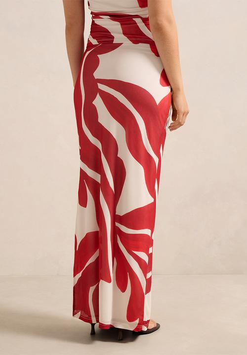Forever New - Mia Mesh Maxi Skirt - Nusa Leaf Co-Ord