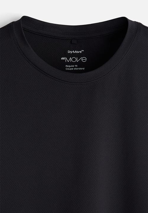 H&M - Regular fit sports vest top with drymove™ - black