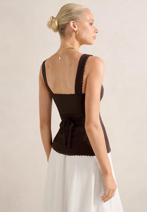 Forever New - Cinzia Trim Detail Top