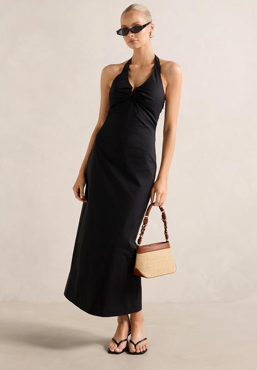 Forever New - Tia Stretch Cotton Halter Midi Dress
