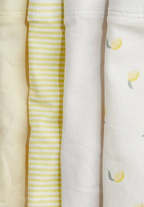 H&M - 5-Pack cotton boxers - yellow/white 