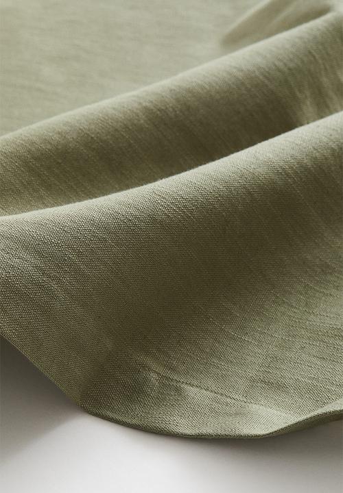H&M - Cotton-blend tablecloth - sage green
