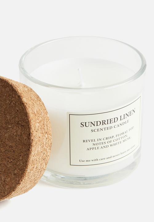 H&M - Cork-lid scented candle - white