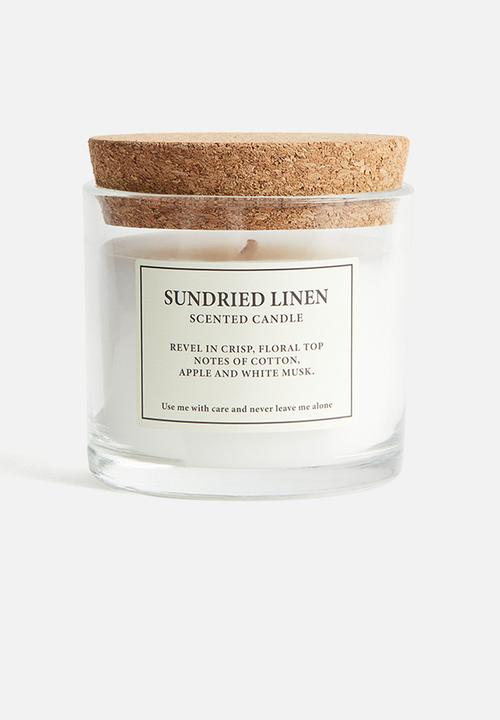 H&M - Cork-lid scented candle - white