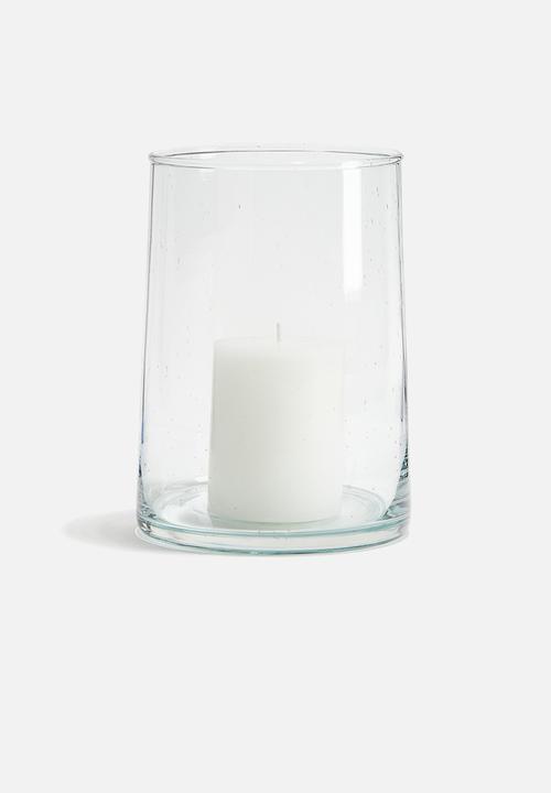 H&M - Glass candle lantern - clear glass