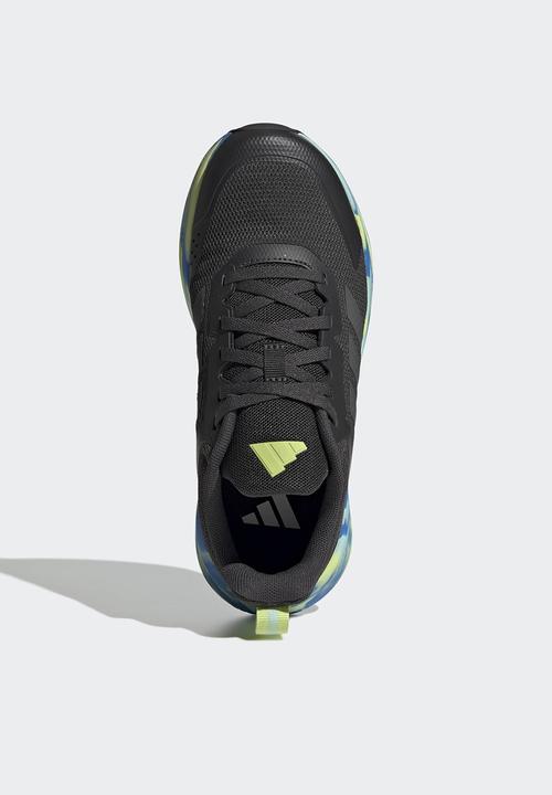 adidas Performance - Fortarun 4.0 J - Carbon/Grey Six/Semi Flash Aqua