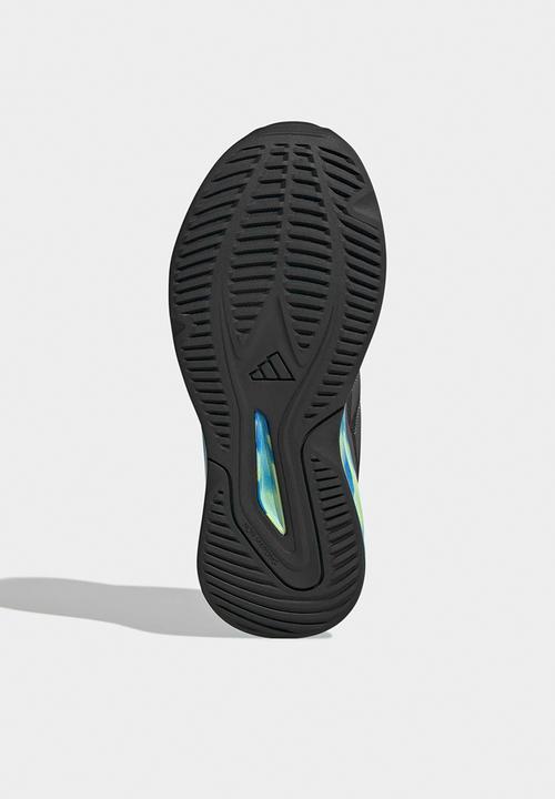 adidas Performance - Fortarun 4.0 J - Carbon/Grey Six/Semi Flash Aqua