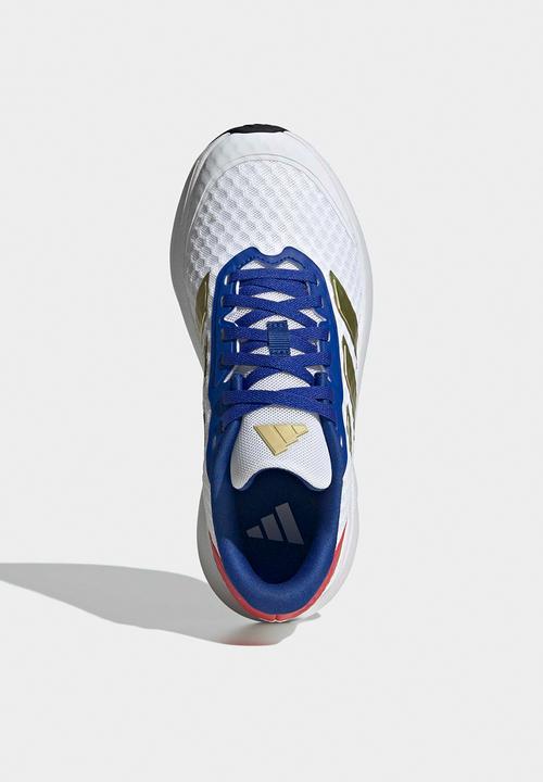 adidas Performance - Duramo Sl2 J - Ftwr White/Gold Met./Semi Lucid Red