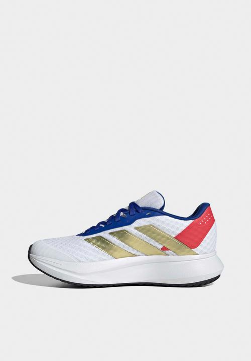 adidas Performance - Duramo Sl2 J - Ftwr White/Gold Met./Semi Lucid Red