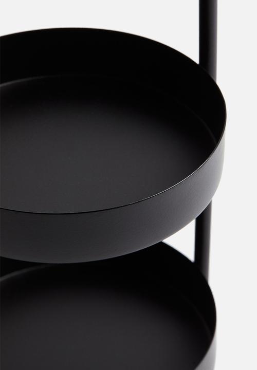 H&M - Two-tiered tray - black