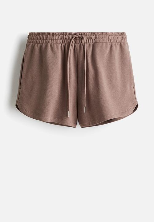 H&M - Sweatshirt shorts - dark mole
