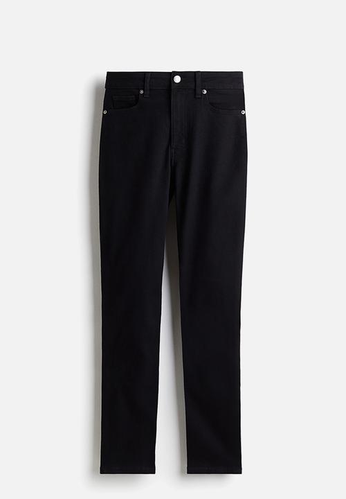 H&M - Skinny high jeans - black