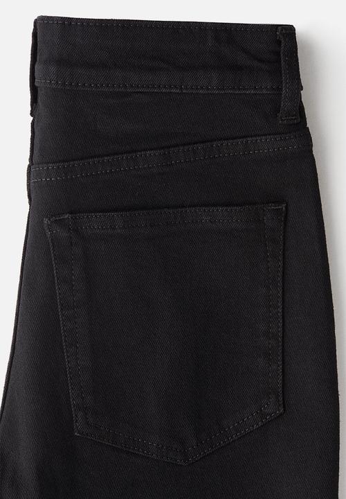 H&M - Skinny high jeans - black