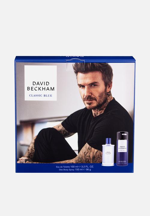 DAVID BECKHAM - David Beckham Classic Blue Gift Set Edt 