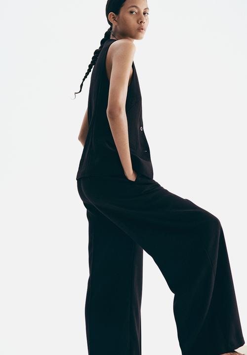 H&M - Long waistcoat - black