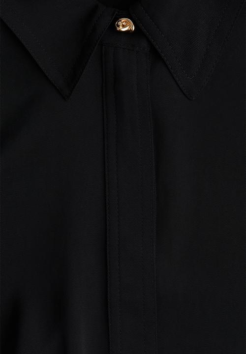 H&M - Belted shirt dress - black