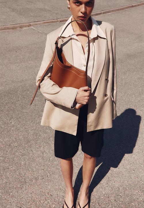 H&M - Asymmetric shopper - brown