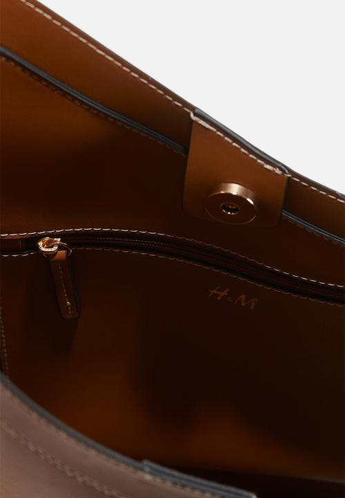 H&M - Asymmetric shopper - brown