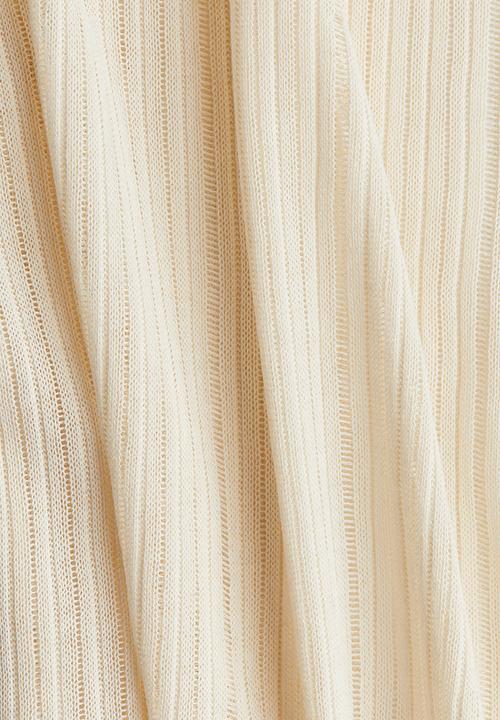 H&M - Rib-knit vest top - cream