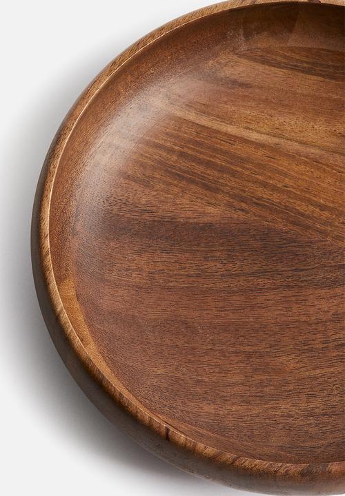 H&M - Large mango wood bowl - brown