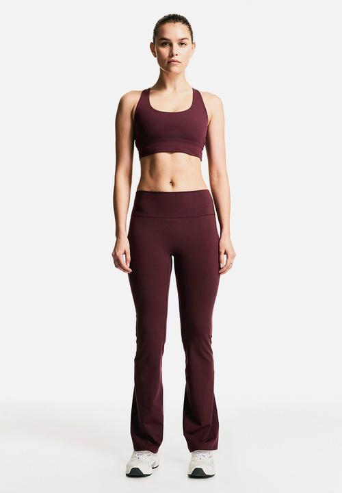 H&M - Medium support sports bra with softmove™ -  light burgundy