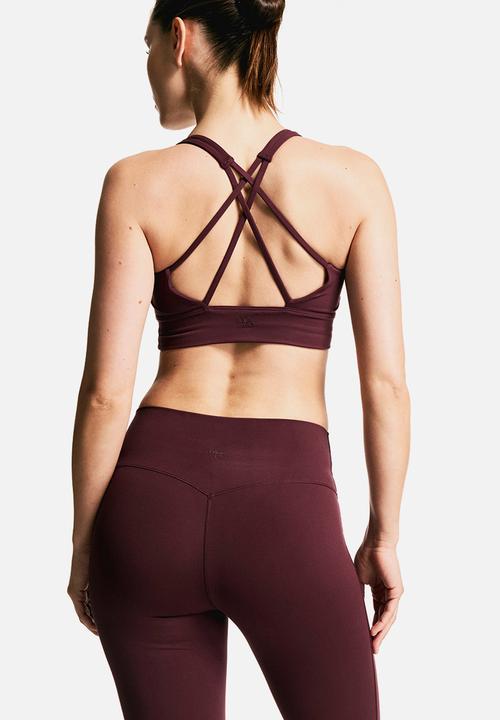 H&M - Medium support sports bra with softmove™ -  light burgundy