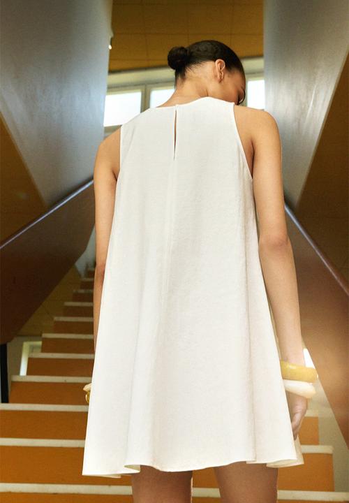 H&M - Shift dress - white