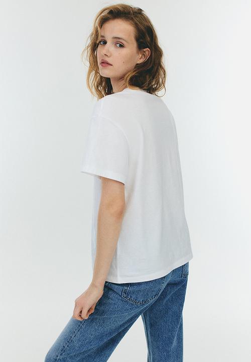 H&M - Loose-fit t-shirt - white