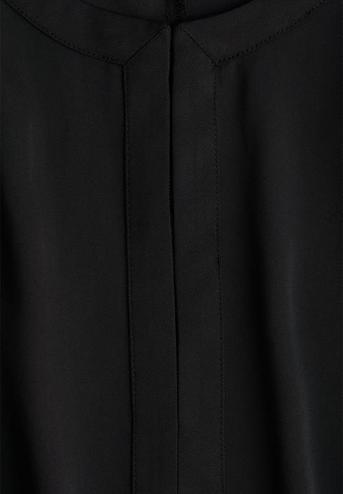 H&M - Twill shift dress - black
