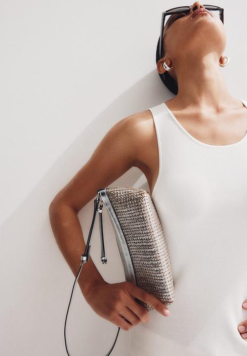 H&M - Shoulder bag - silver-coloured