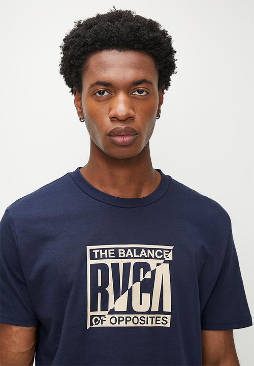 RVCA - Splitters Ss Tee - dress blue (DRBL)